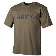 T-Shirt, bedruckt, Army, oliv