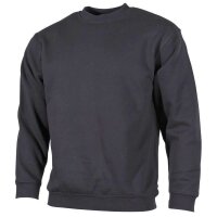 Sweatshirt, "PC" 340g/m², Schwarz