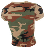 US T-Shirt, Damen, woodland